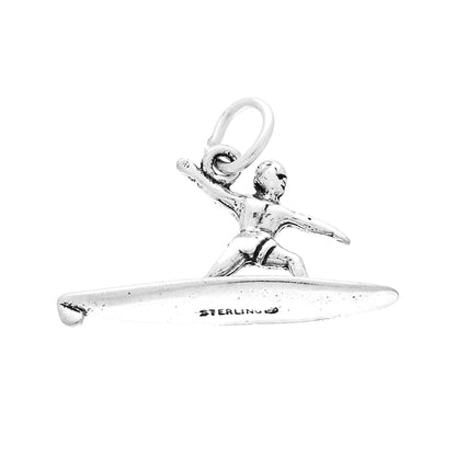 Sterling Silver Surfer Charm
