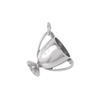 Sterling Silver 3D Trophy Charm
