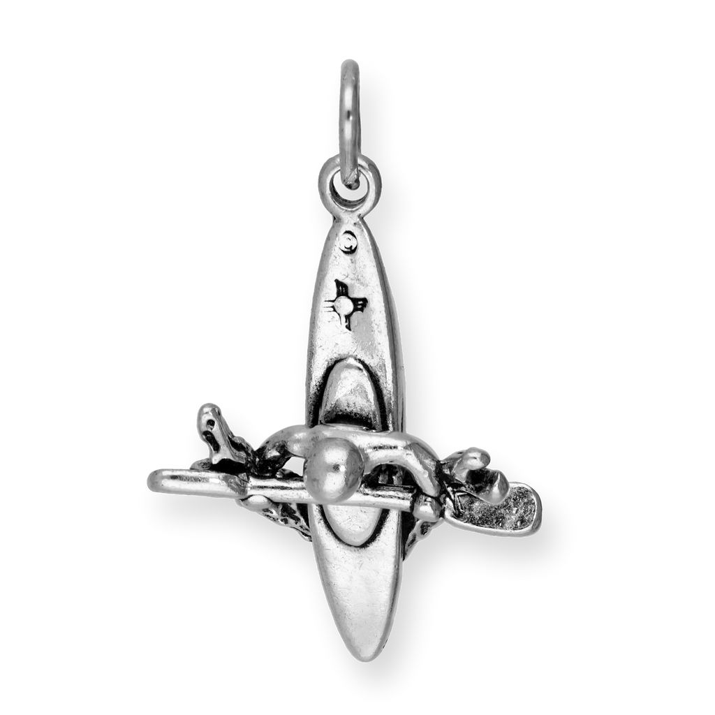 Sterling Silver Kayak Charm