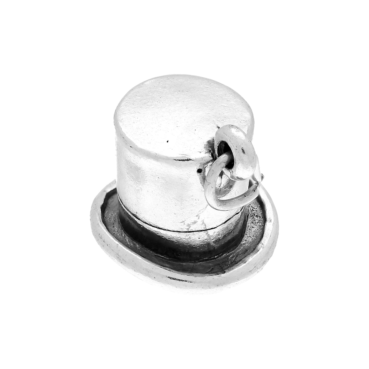 Sterling Silver Top Hat Charm
