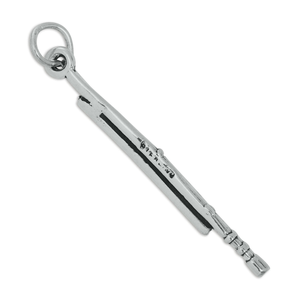 Sterling Silver Flute Charm