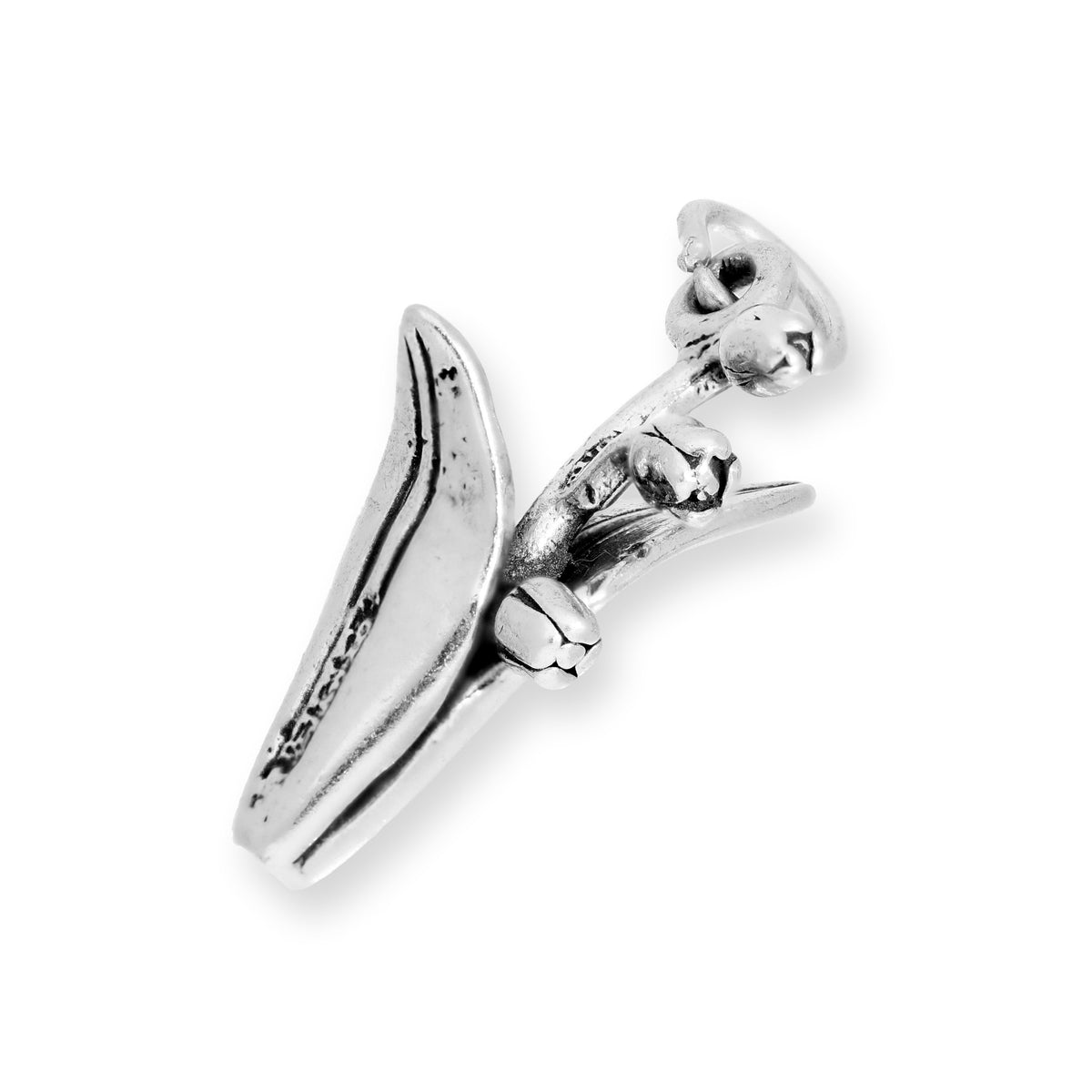 Sterling Silver Lily Charm