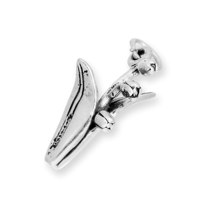 Sterling Silver Lily Charm