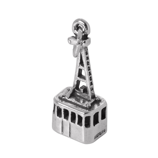 Sterling Silver Cable Car charm