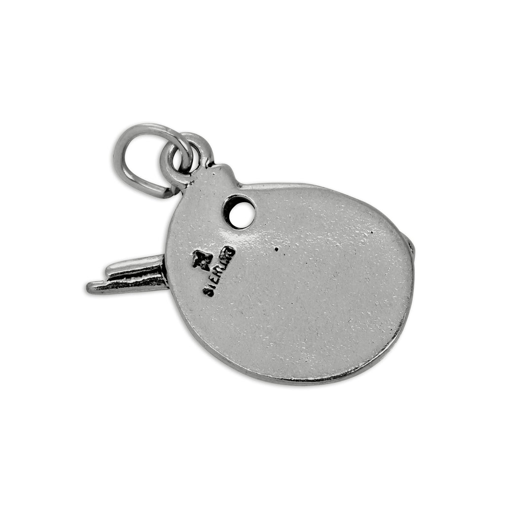 Sterling Silver Artist Palette Charm