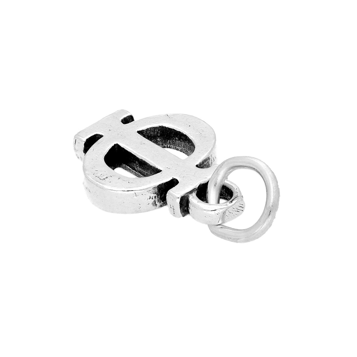 Sterling Silver Phi Greek Alphabet Charm