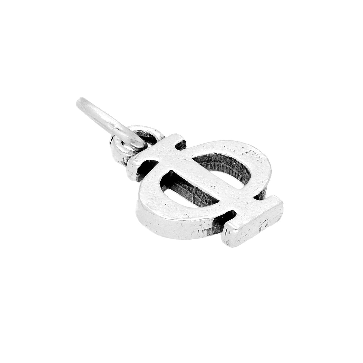 Sterling Silver Phi Greek Alphabet Charm
