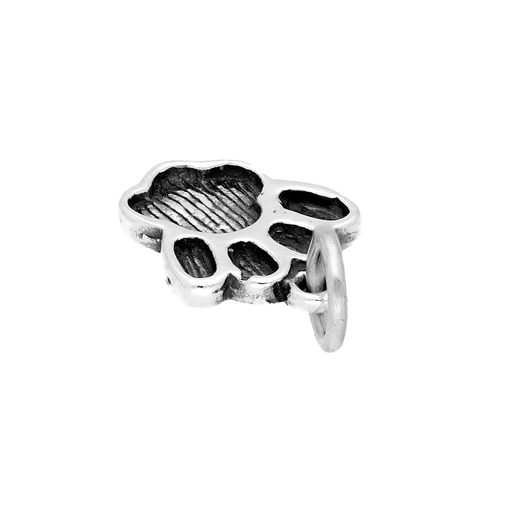 Sterling Silver Large Paw Charm
