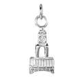 Sterling Silver Chester Clock and Bridge Charm