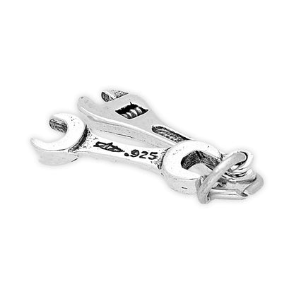 Sterling Silver Two Wrench Set Charm
