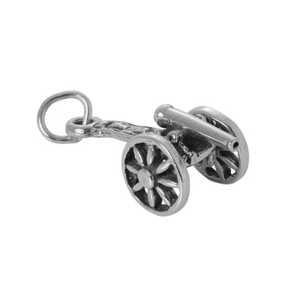 Sterling Silver Cannon Charm