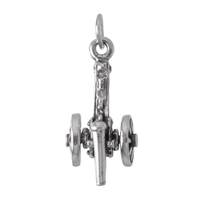 Sterling Silver Cannon Charm