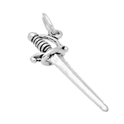 Sterling Silver Dagger Charm