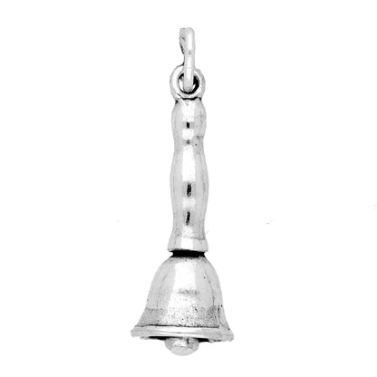 Sterling Silver School Bell Charm