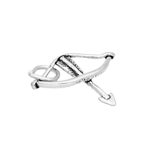 Sterling Silver Bow and Arrow Charm