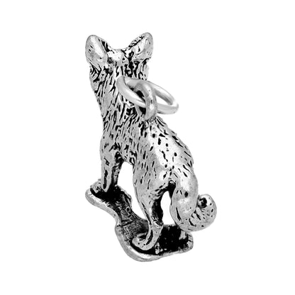 Sterling Silver Fox Charm
