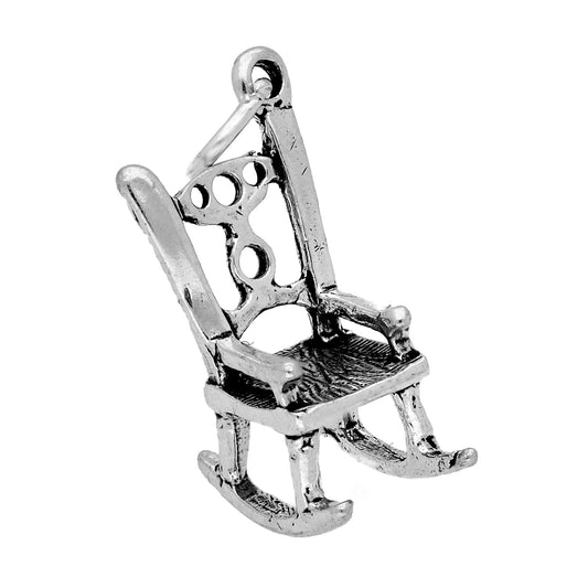 Sterling Silver Rocking Chair Charm