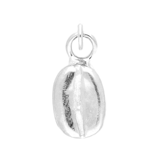 Sterling Silver Coffee Bean Charm