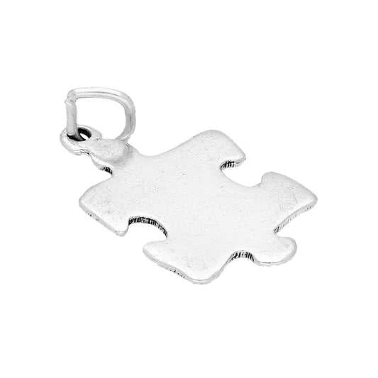 Sterling Silver Puzzle Jigsaw Piece Charm