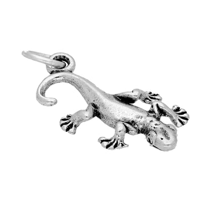 Sterling Silver Gecko Charm