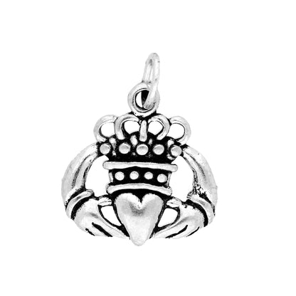 Sterling Silver Claddagh Charm