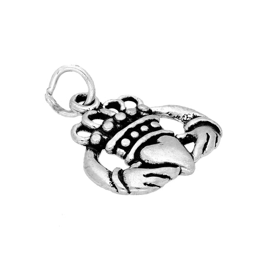 Sterling Silver Claddagh Charm