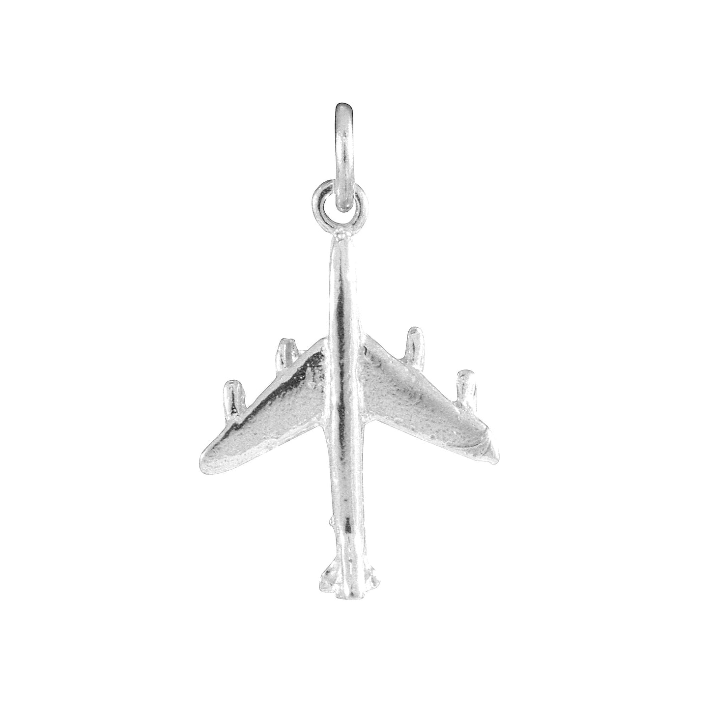 Sterling Silver 747 Plane Charm
