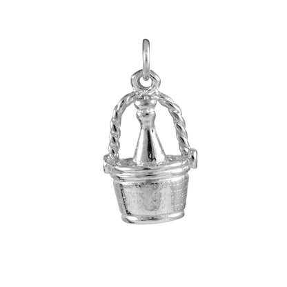 Sterling Silver Champagne Bottle & Bucket Charm