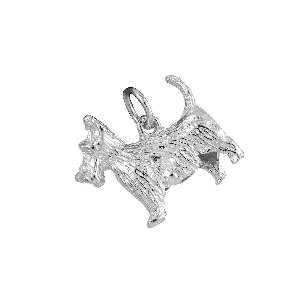 Sterling Silver Scottie Dog Charm