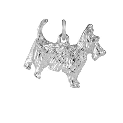 Sterling Silver Scottie Dog Charm