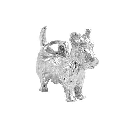 Sterling Silver Scottie Dog Charm