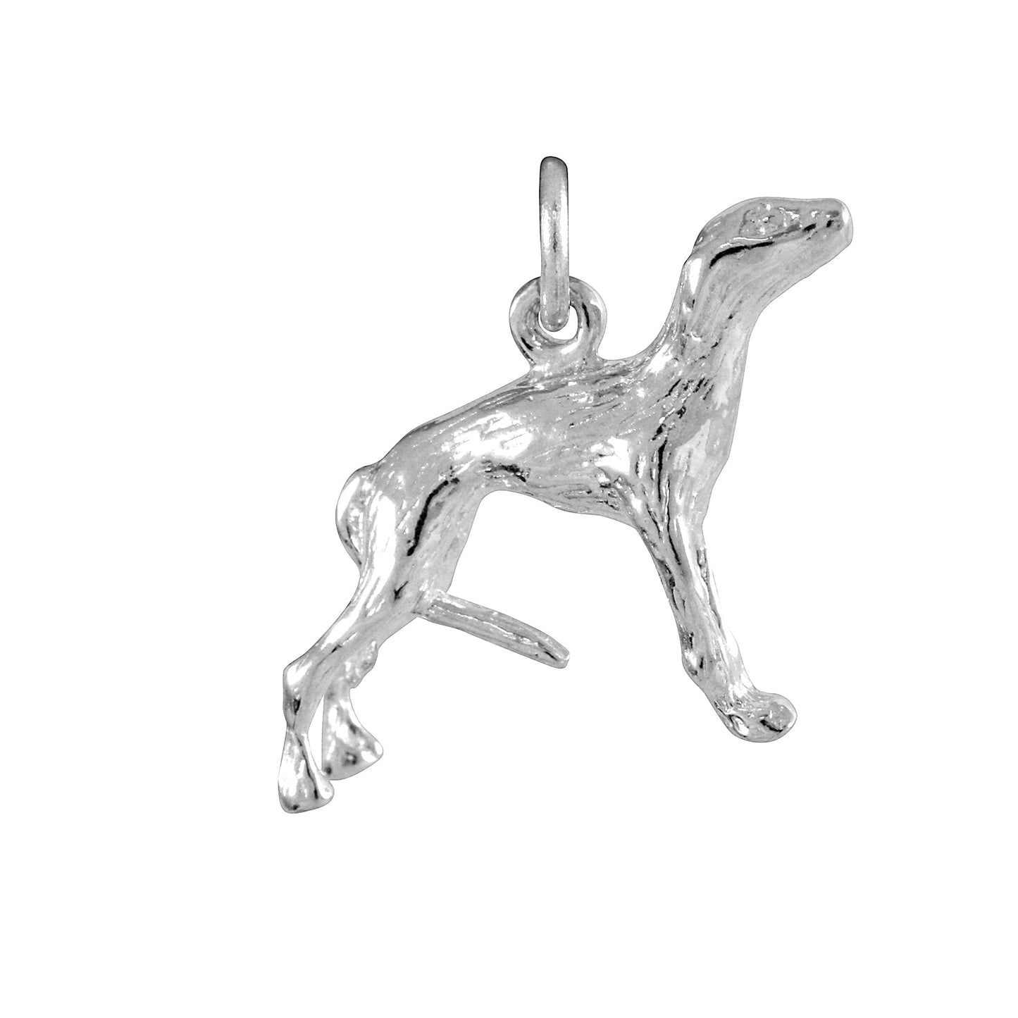 Sterling Silver Whippet Charm