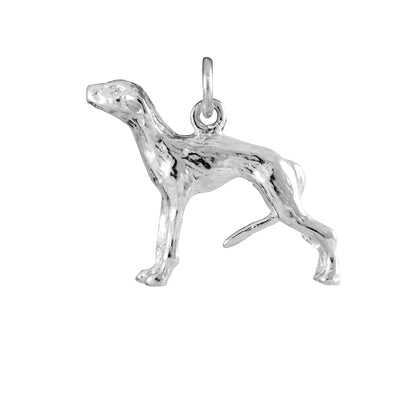 Sterling Silver Whippet Charm