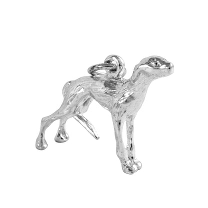 Sterling Silver Whippet Charm