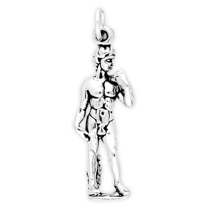 Sterling Silver Michelangelo's David Charm