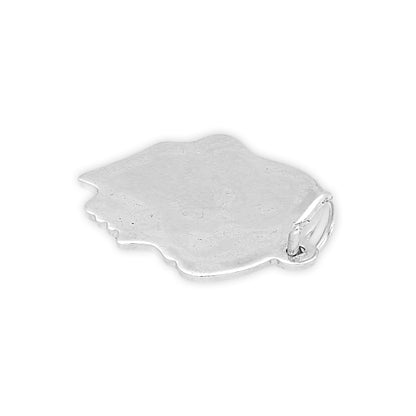Sterling Silver Lady's Head Silhouette Charm