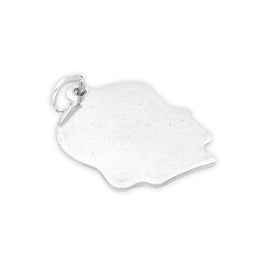 Sterling Silver Lady's Head Silhouette Charm