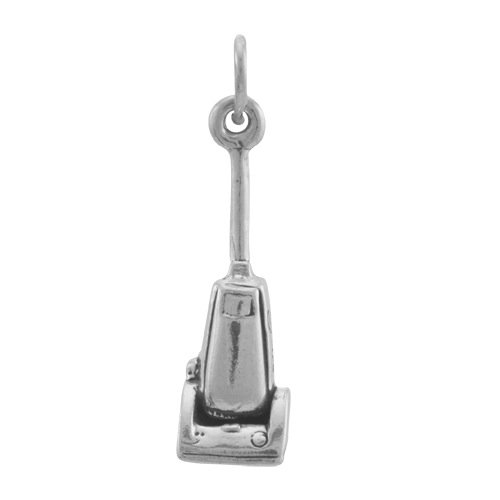 Sterling Silver Vacuum Cleaner Charm