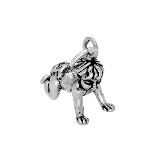 Sterling Silver Crawling Baby Charm