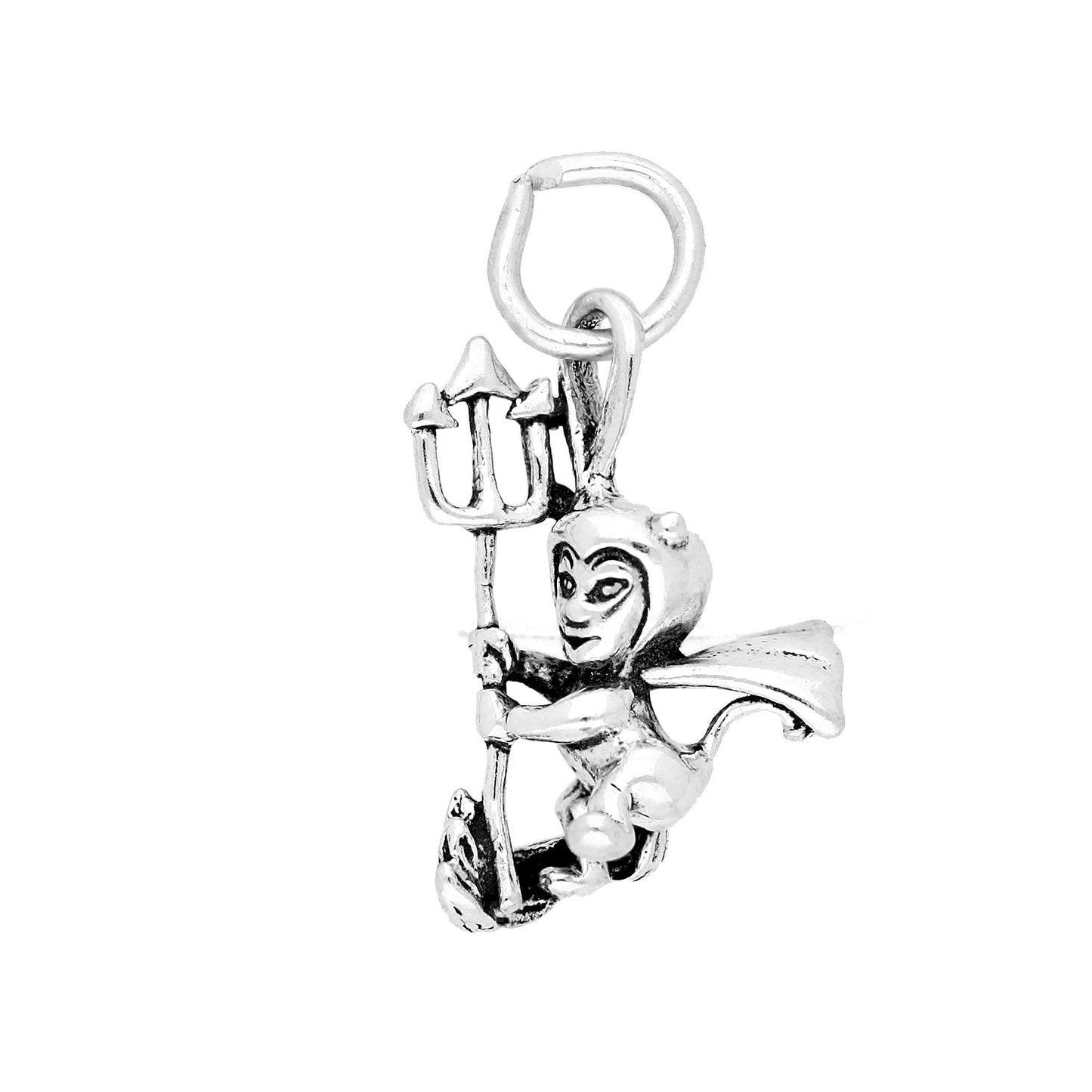 Sterling Silver Devil Charm