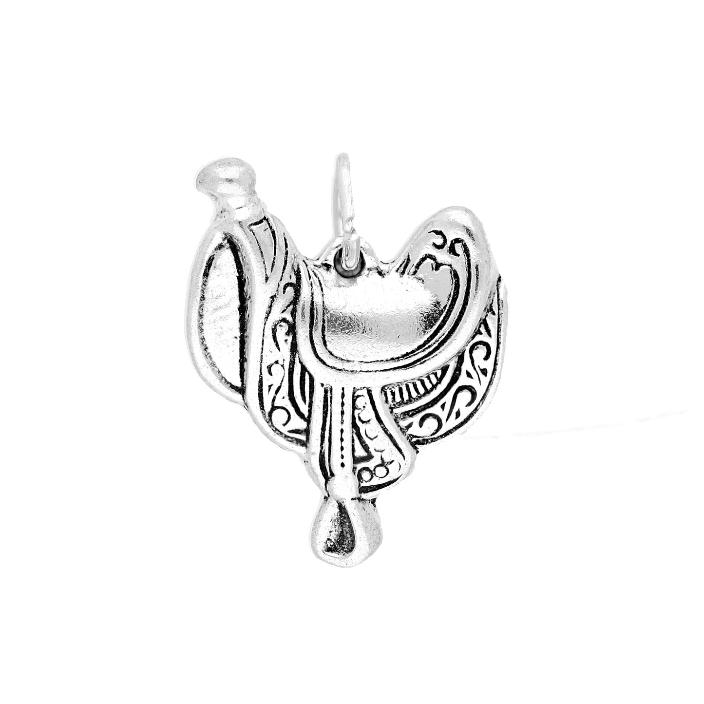 Sterling Silver Saddle Charm