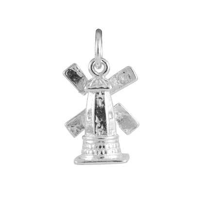 Sterling Silver Dutch Windmill Charm