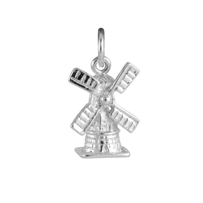 Sterling Silver Dutch Windmill Charm