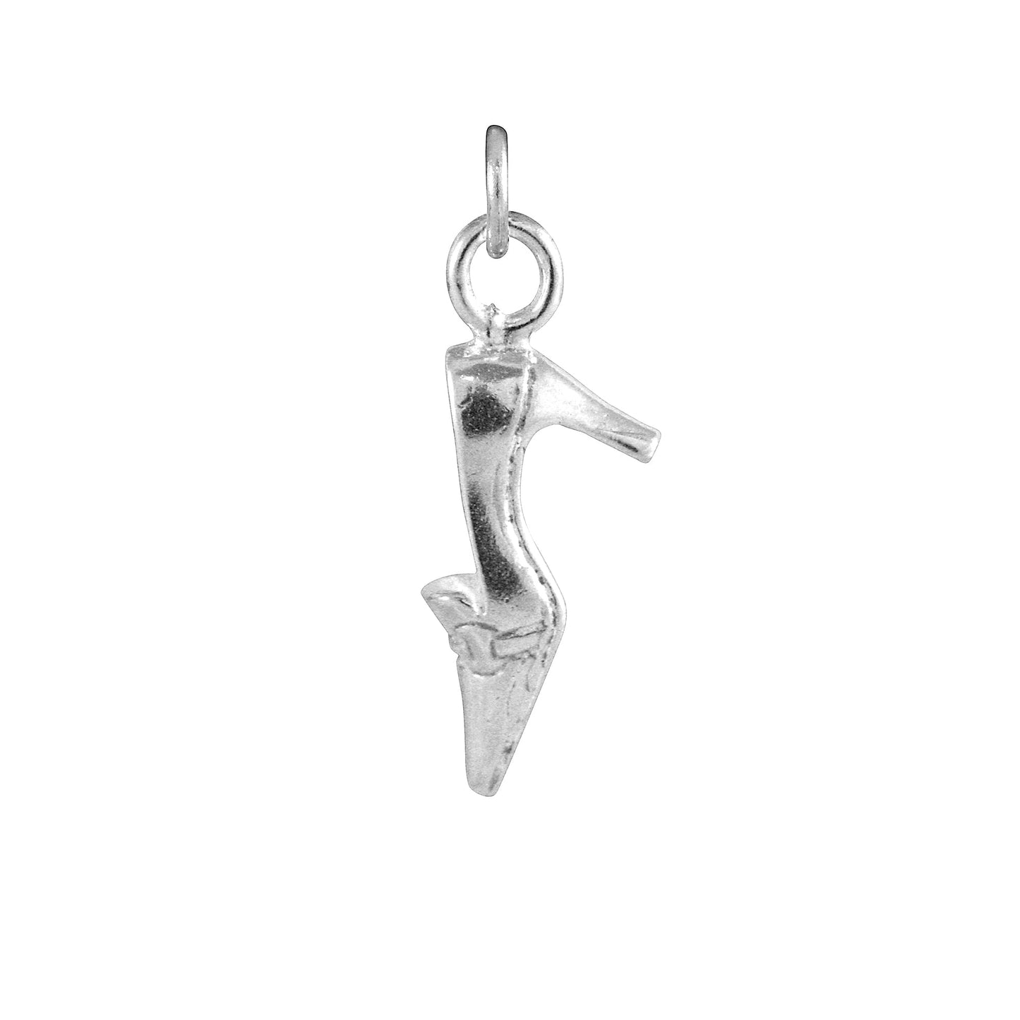 Sterling Silver Stiletto Shoe Charm