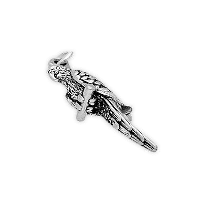 Sterling Silver Parrot Charm