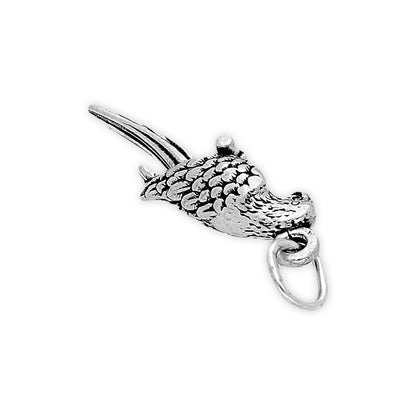 Sterling Silver Parrot Charm