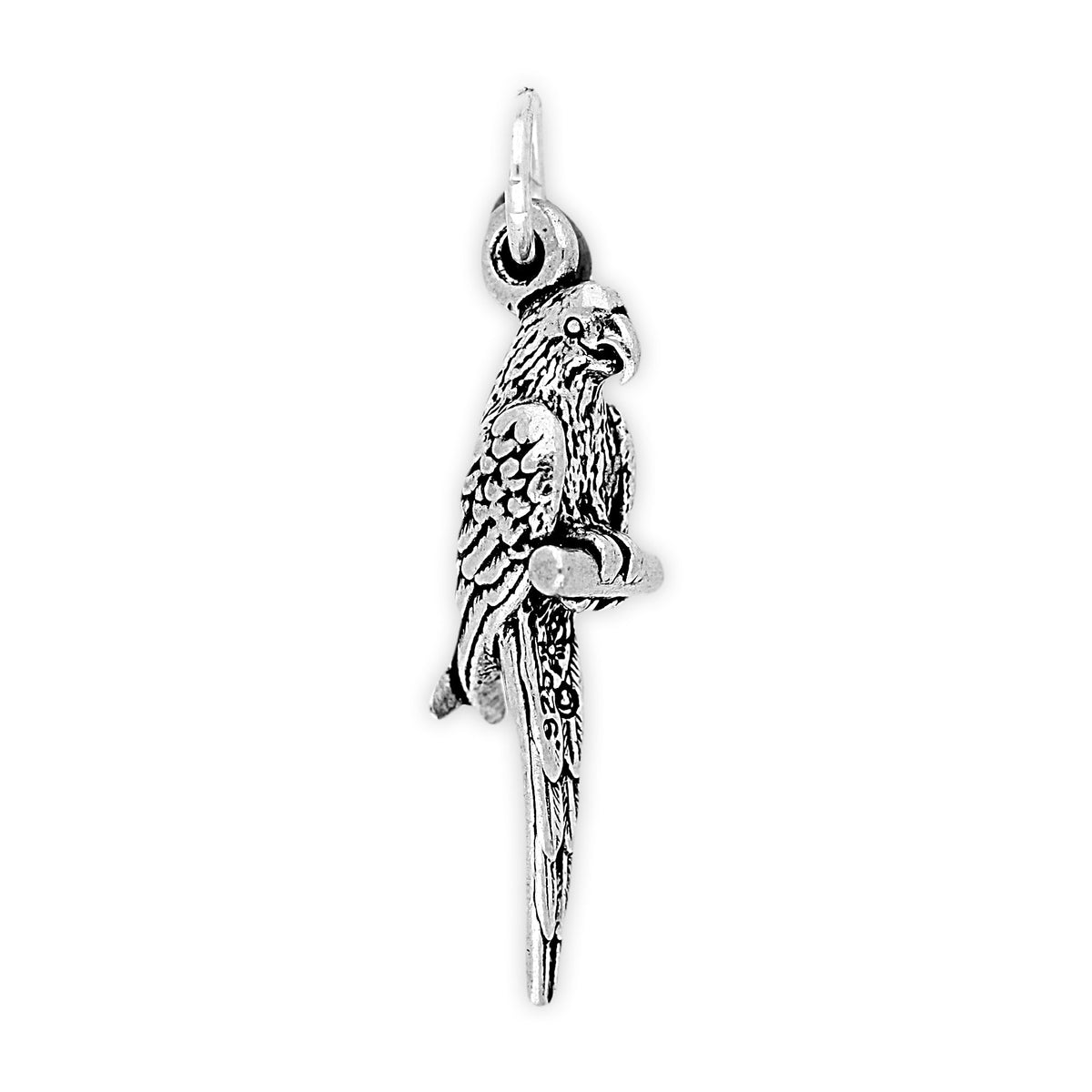 Sterling Silver Parrot Charm