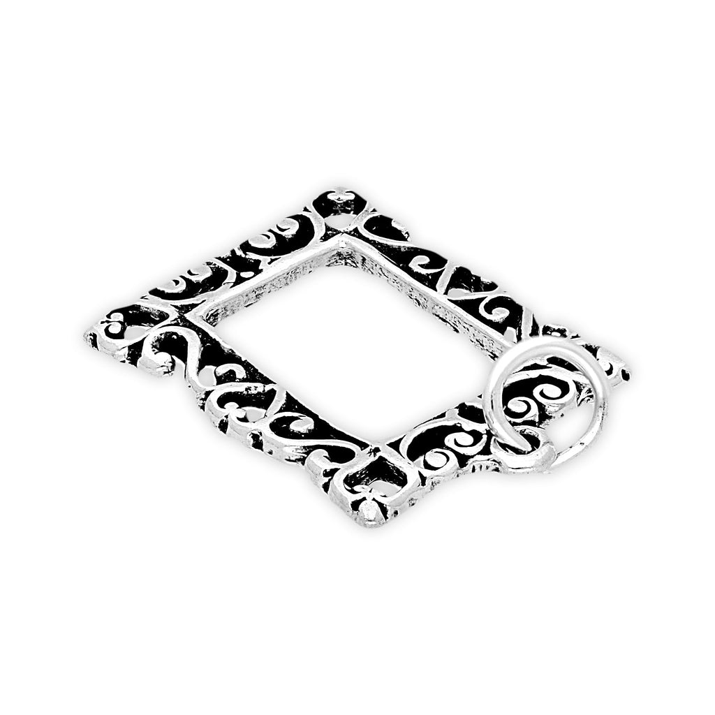 Sterling Silver Picture Frame Charm