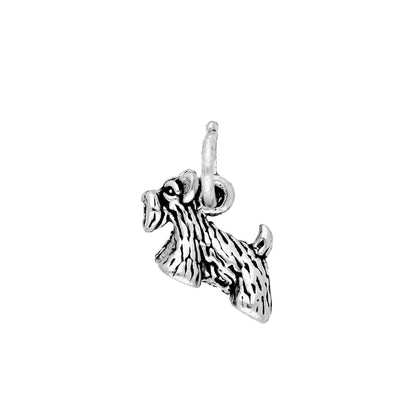 Sterling Silver Scottie Dog Charm