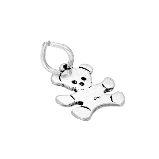 Sterling Silver Teddy Bear Charm